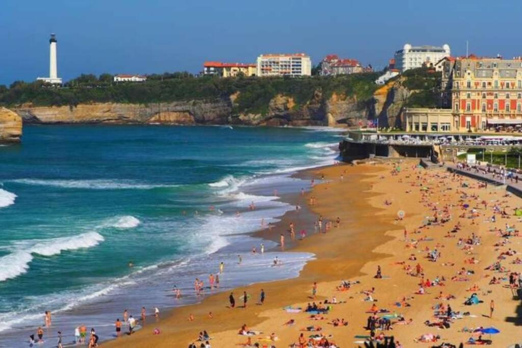 Exceptionnel : Hypercentre Biarritz T2 Avec Patio Apartamento Exterior foto